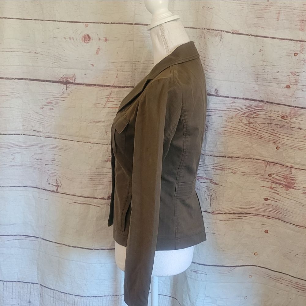 Club Monaco Military Look Blazer Size 0 - Picture 2 of 6